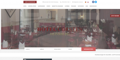 Firmenprofil von: Tagungen im Hotel Corsten