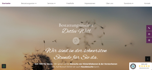 Firmenprofil von: Vorsorgen bedeutet Verantwortung übernehmen - mit Bestattungsvorsorge in Herzberg