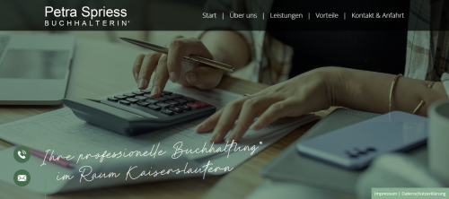Firmenprofil von: Buchhaltungsunterstützung in Kaiserslautern – mit Petra Spriess an Ihrer Seite