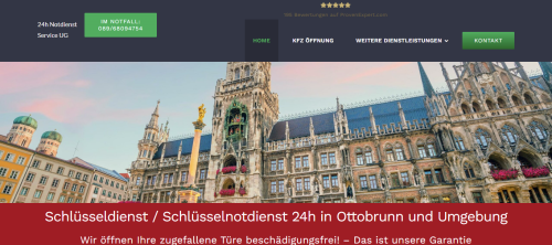 Firmenprofil von: 24h Notdienst Service UG (haftungsbeschränkt) bei München – Schnelle Türöffnung und 24h Schlüsselnotdienst