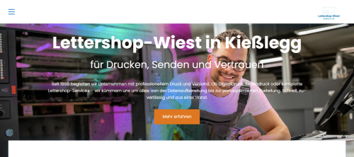 Firmenprofil von: Kommunenversand – effizienter Behördenversand mit Lettershop Wiest in Kißlegg