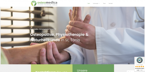 Firmenprofil von: Osteopathie in Tönisvorst: Ganzheitliche Gesundheit im Fokus bei Osteomedica