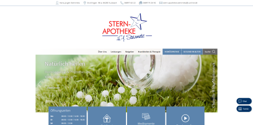 Firmenprofil von: Stern-Apotheke Sulzbach – Ihr Spezialist für hochwertige & kühlpflichtige Medikamente