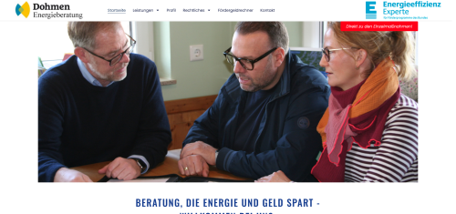 Firmenprofil von: Dohmen Energieberatung: Individueller Sanierungsfahrplan für Ihre Energetische Sanierung