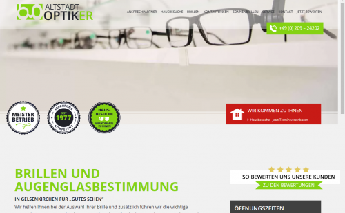 Firmenprofil von: Sonnenbrillen für den perfekten Style und besten Durchblick - Entdecken Sie die Vielfalt bei Altstadt Optik