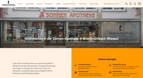Firmenprofil von: Sonnen Apotheke – Ihre Apotheke in Bruchmühlbach