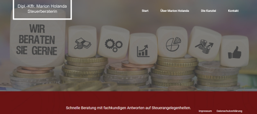 Firmenprofil von: Steuerberaterin Marion Holanda für Heilberufe – Spezialwissen für Ihren Erfolg 