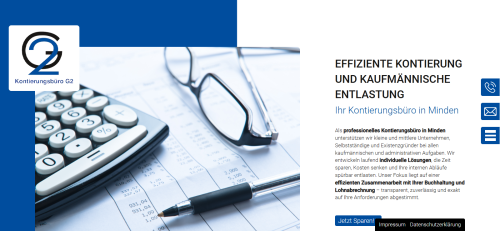 Firmenprofil von: Buchhaltung im Raum Bielefeld durch Ihr Kontierungsbüro G 2 Silke Gallo