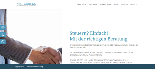 Firmenprofil von: Steuerberatung in Nienburg – persönlich, kompetent, vorausschauend Nils Gödeke – Ihr Steuerberater mit Weitblick