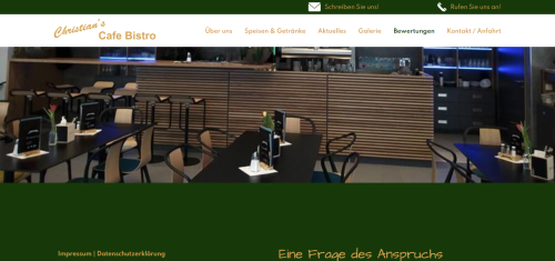 Firmenprofil von: Willkommen im Christian’s Bistro – wo Genuss zur Herzensangelegenheit wird