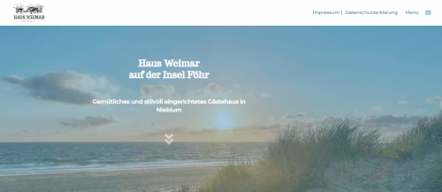 Firmenprofil von: Ihre Unterkunft auf der Insel Föhr – Gästehaus Weimar in Schleswig-Holstein