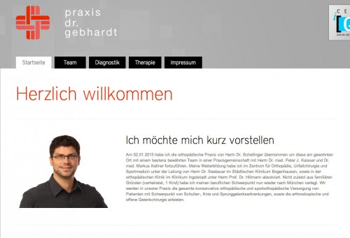 Firmenprofil von: Praxis Dr. Gebhardt in München 