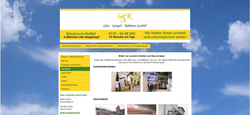Firmenprofil von: Ihr Experte für Glas in Germering: GSR Glas-Spiegel-Rahmen GmbH