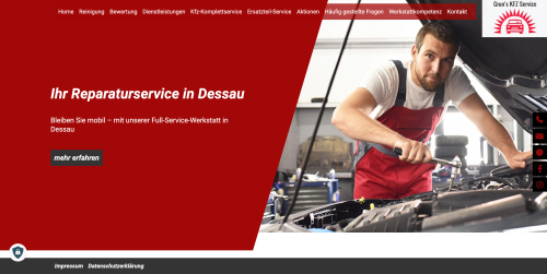 Firmenprofil von: Perfekte Lackierung für Ihr Fahrzeug – Gruns KFZ-Service in Dessau