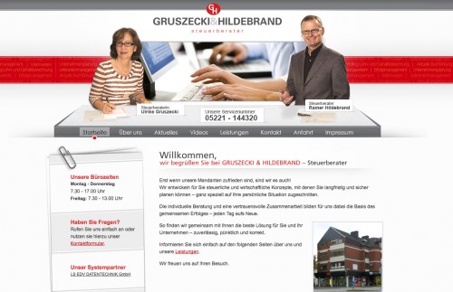 Firmenprofil von: Gruszecki & Hildebrand Partnerschaftsgesellschaft in Herford