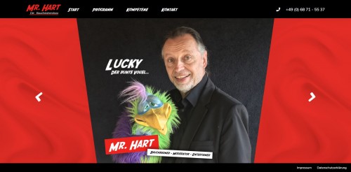 Firmenprofil von: Mr. Hart: Der professionelle Bauchredner für jeden Anlass