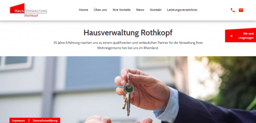 Firmenprofil von: Ihre zuverlässige Hausverwaltung Rothkopf aus Düsseldorf  