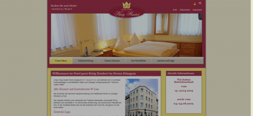 Firmenprofil von: Hotel Garni König Humbert