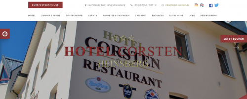 Firmenprofil von: Tagungsräume mit Panoramablick - Hotel Corsten in Heinsberg