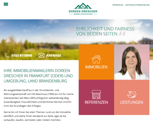 Firmenprofil von: Immobilien in Frankfurt (Oder): Doreen Drescher