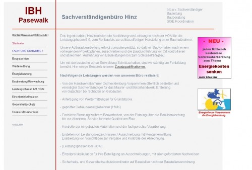 Firmenprofil von: Sachverständigenbüro Hinz in Pasewalk