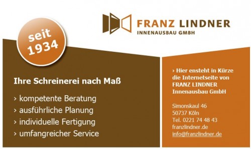Firmenprofil von: Franz Lindner Innenausbau GmbH in Köln