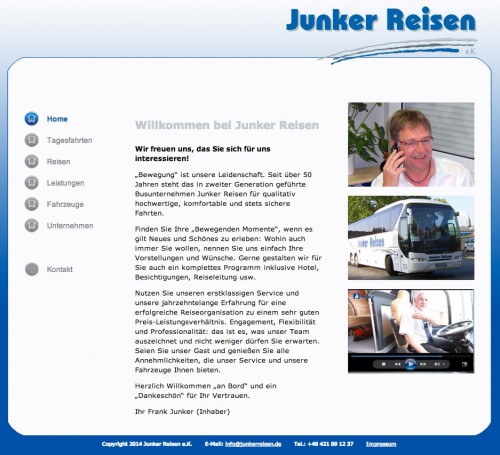 Firmenprofil von: Junker Reisen e.K. in Stuhr