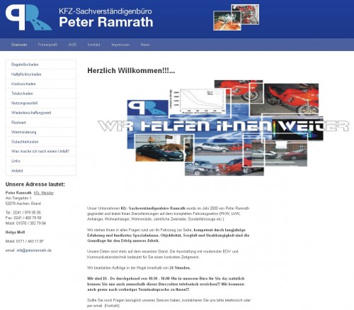 Firmenprofil von: Kfz-Sachverständigenbüro Peter Ramrath in Aachen