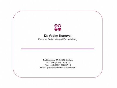 Firmenprofil von: Praxis für Endodontie und Zahnerhaltung Dr. Vadim Konoval in Aachen