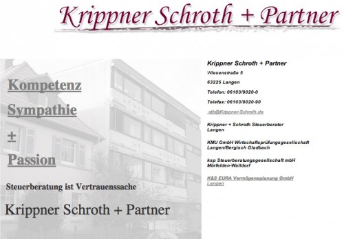 Firmenprofil von: Krippner Schroth + Partner, Steuerberaterkanzlei in Langen