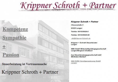 Firmenprofil von: Krippner Schroth + Partner, Steuerberaterkanzlei in Langen