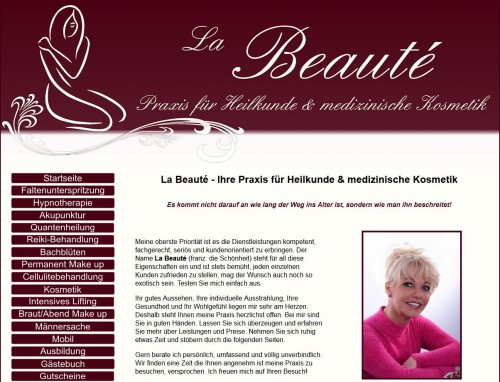 Firmenprofil von: Praxis für Heilkunde und medizinische Kosmetik La Beauté -Faltenunterspritzung in Magdeburg