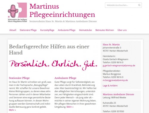 Firmenprofil von: Martinus Ambulante Dienste, Pflegedienst in Herten-Westerholt