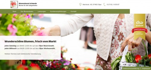 Firmenprofil von: Blumen wie aus dem Märchen: Blumenkunst Barbara Schwede in Olpe