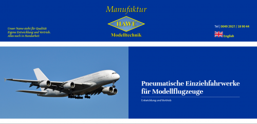 Firmenprofil von: Hoch hinaus mit den Einziehfahrwerken für Modellflugzeuge