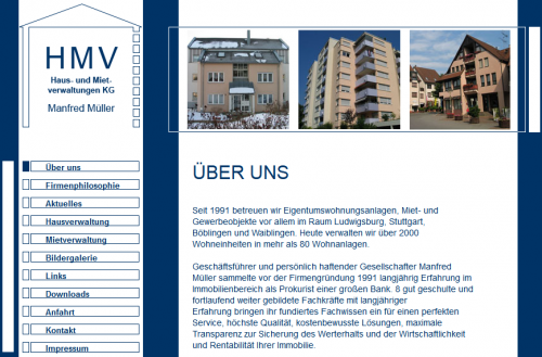 Firmenprofil von: Hausverwaltung in Ludwigsburg: HMV Immobilienverwaltung GmbH & Co. KG