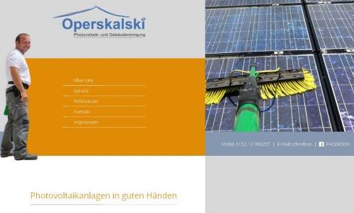 Firmenprofil von: Operskalski Photovoltaik- und Gebäudereinigung in Giebelstadt