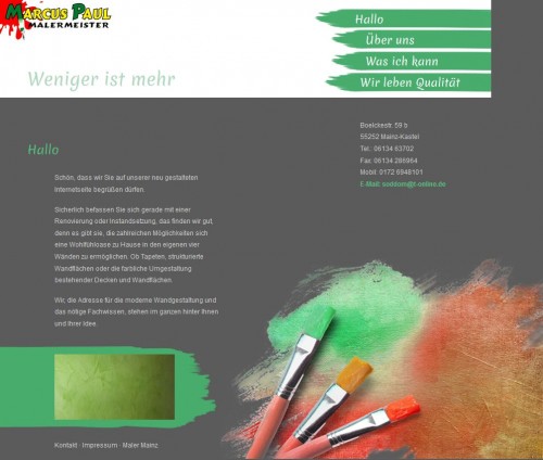 Firmenprofil von: Malermeister Marcus Paul in Mainz-Kastel