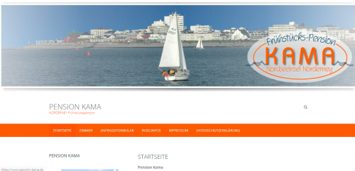 Firmenprofil von: Urlaub auf Norderney – Pension Kama  