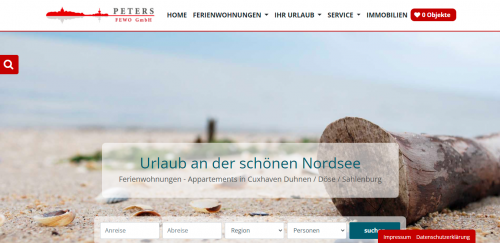 Firmenprofil von: Ihre Ferienwohnungen in Cuxhaven – Peters FEWO GmbH  