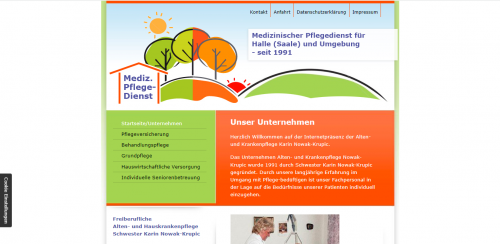 Firmenprofil von: Ihr Partner für die Altenpflege: Alten- und Krankenpflege Karin Nowak-Krupic in Halle
