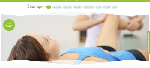 Firmenprofil von: Physiotherapie Jentges: Entspannende Wärme für Gelenke und Rücken