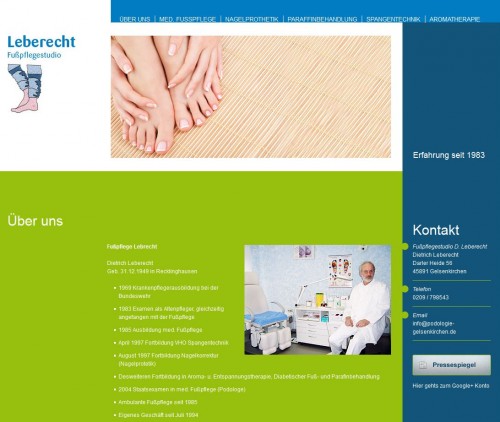 Firmenprofil von: Fußpflegestudio und Podologie Leberecht in Gelsenkirchen