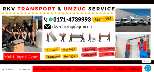 Firmenprofil von: Umzüge leicht gemacht mit dem R.K.V. Transport Umzug Service aus Frankfurt