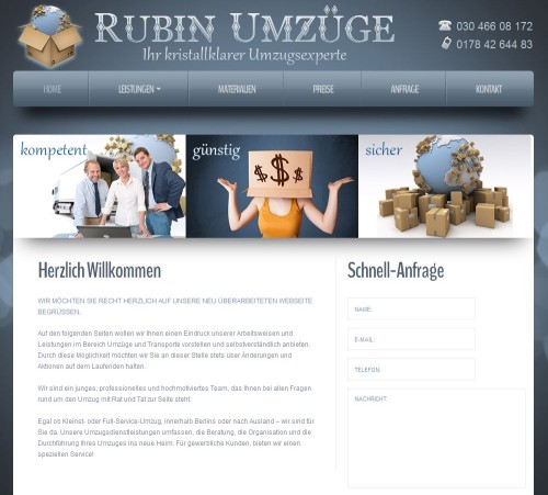 Firmenprofil von: Rubin Umzüge in Berlin
