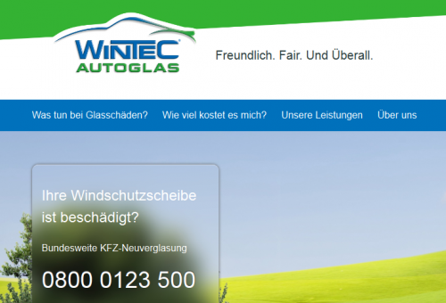 Firmenprofil von: Wintec Autoglas in Gummersbach