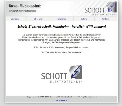 Firmenprofil von: Schott Elektrotechnik in Mannheim