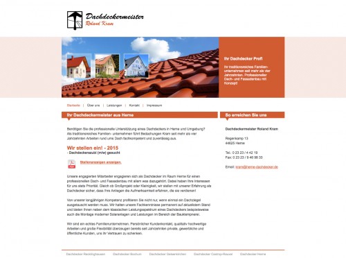 Firmenprofil von: Erfahrene Dachdeckerei in Recklinghausen und Umgebung – Bedachungen Kram aus Herne