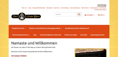 Firmenprofil von: Wunderschöne Tibetika und buddhistische Gebetsgegenstände: Der Esoterikshop des Stupa Hauses 