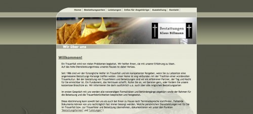 Firmenprofil von: Billmann Bestattungen in Schwaigern: Unterstützung in schwierigen Zeiten